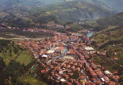 Veduta aerea del paesaggio
