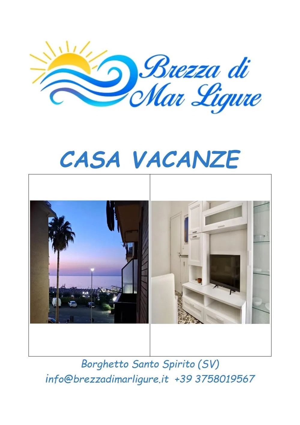 Brezza di mar ligure - casa vacanza