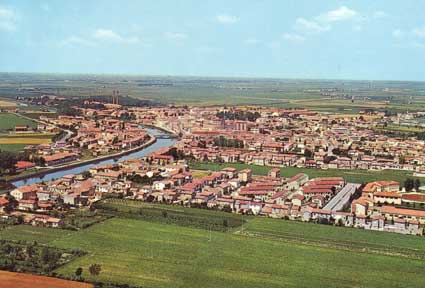 Visione aerea del panorama