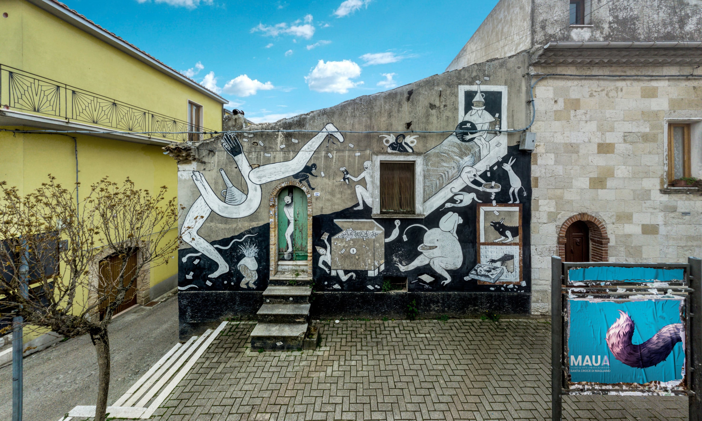 Quando la street art incontra la tecnologia: MAUA è il nuovo museo senza pareti nei borghi d'artista più belli d'Italia