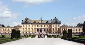 Facciata principale del Drottningholm Palace 