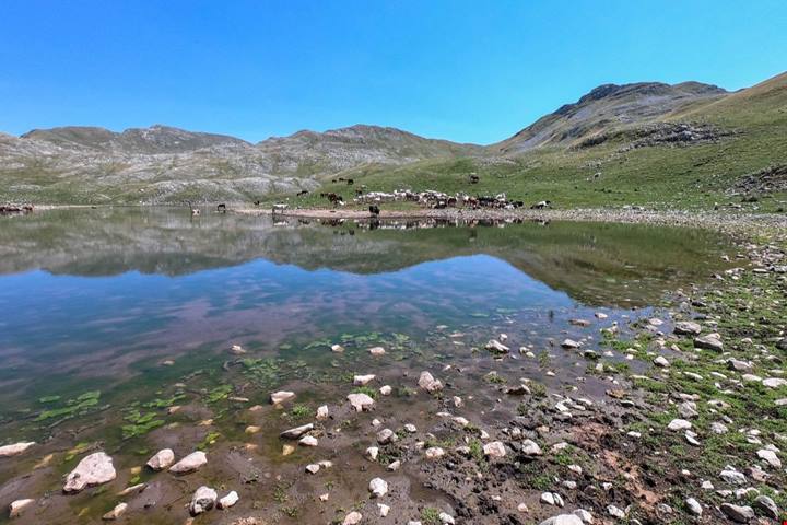 A quasi 1800 metri d'altezza sugli Appennini del Lazio c'è il piccolo lago che 50 anni fa divenne improvvisamente famoso