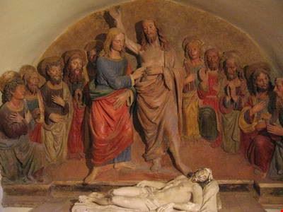 Tour a San Vivaldo - Incredulità di San Tommaso. Sito web di riferimento per la foto http://www.vivilamaremma.eu/foto/toscana/valdelsa/san_vivaldo/ - Maria Merlini - Maria Merlini