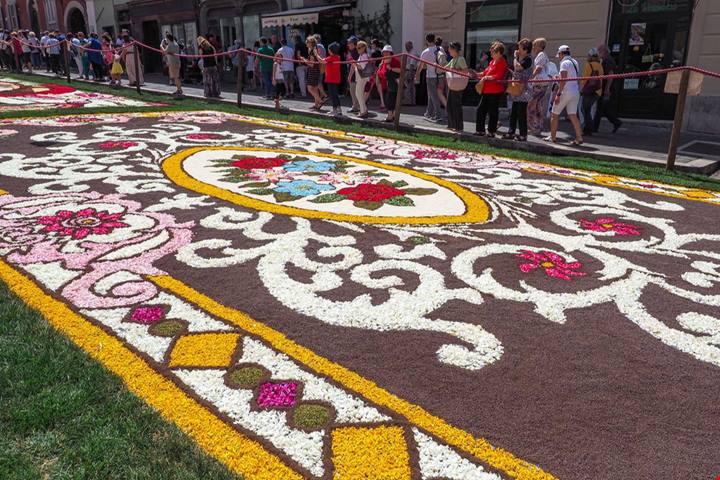 Farina, semi e crusca: alle porte di Roma c'è l'unica Infiorata al mondo con il pane a posto dei fiori