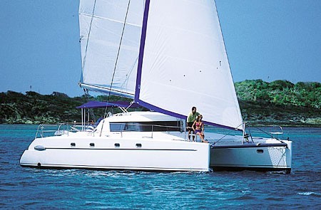 Il catamarano invelato