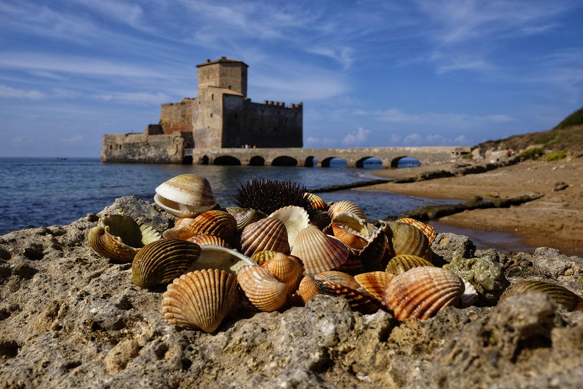 Un antico castello medievale circondato dal mare è la sorpresa panoramica a un'ora di macchina da Roma