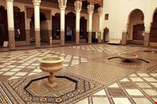 Decorazioni all'interno del Museo di Marrakech