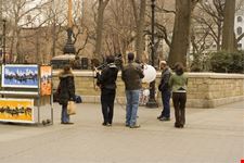 Artisti di strada a Union Square