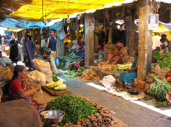Mercati di frutta e fiori a Pondicherry