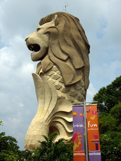 Il Merlion di Sentosa