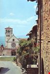 assisi la chiesa superiore di s francesco vista da porta san giacomo