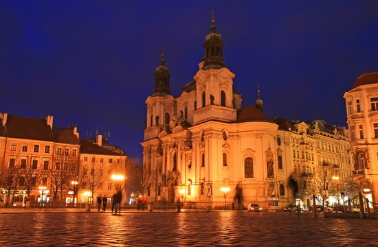Scorcio notturno di Stare Mesto