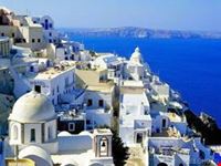 Veduta di Fira, Santorini