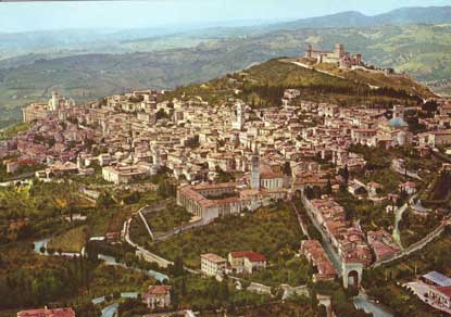 Panorama dall'aereo