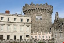 Particolare di una torre del Castello di Dublino