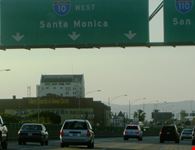 strade e auto a Los Angeles