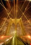 Scorcio caratteristico del Ponte di Brooklyn