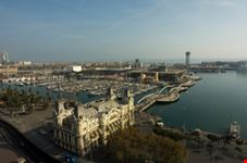Scorcio del porto di Barcellona