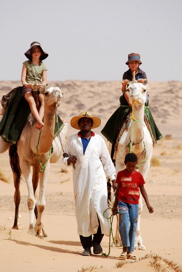 trekking in deserto