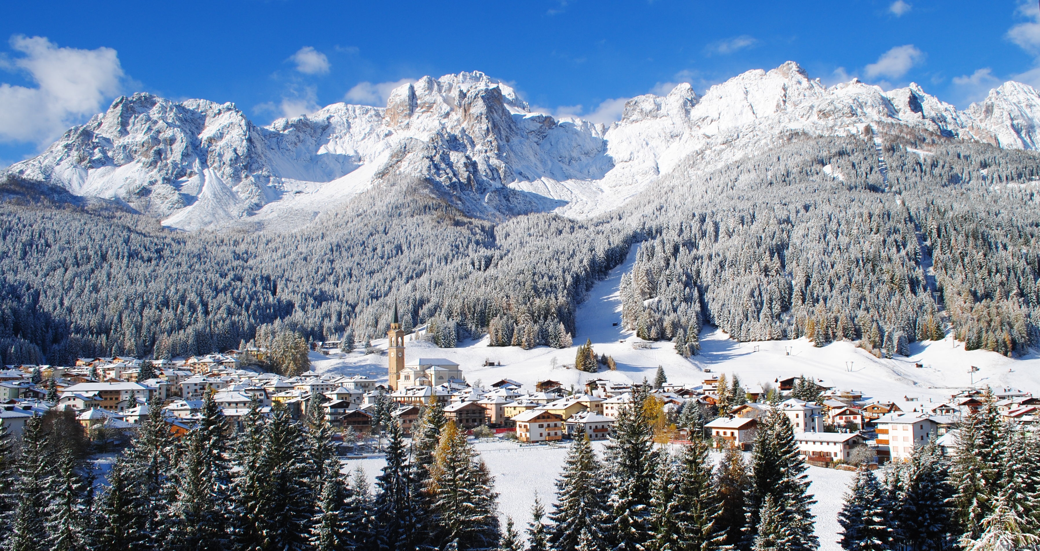 Skia area Val Comelico 