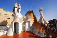 Scorcio del terrazzo di Casa Batllo