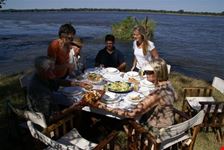 lusaka lunch at the river camp