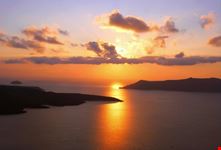 santorini santorinis sunsetunique
