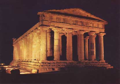 Notturno, Tempio della Concordia