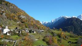 como soglio switzerland in autumn