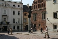 walking in Krakow