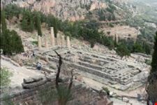 athens the temple of apollo in delphi once considered to the the
