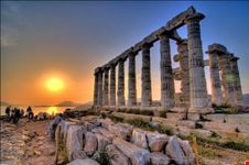 athens cape sounion the temple of poseidon situated at the