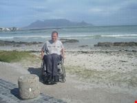 Wheelchair traveller Jonathan in Cape Town