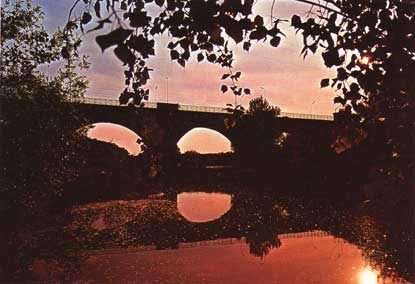 Tramonto sul Santerno