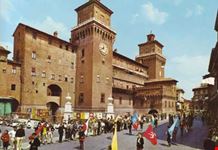 Sbandieratori, Castello Estense