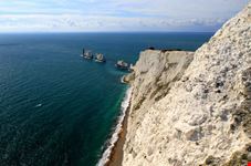 the needles park at alum bay isle of wight