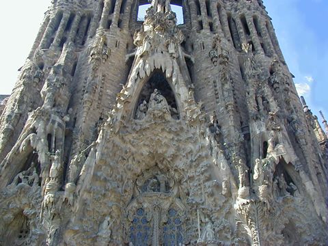 barcelone sagrada familia vue externe