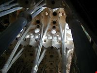 barcelone sagrada familia vue interne