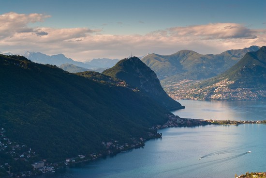 lugano monte san salvatore und lugano-see