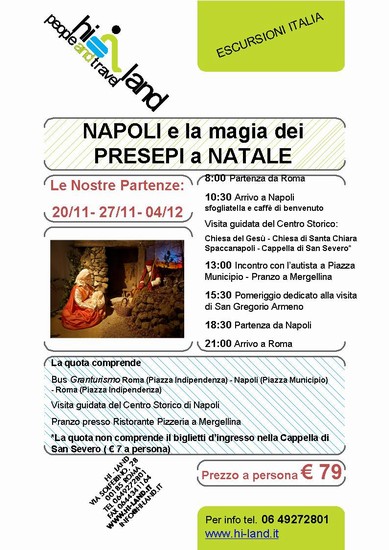 Napoli e la magia dei Presepi a Natale