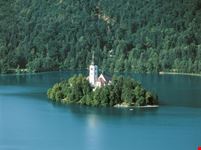 Piccola isola nel lago