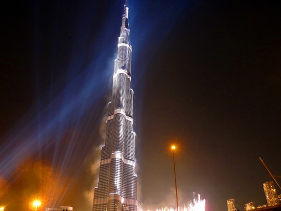 dubai burdsch chalifa de noche
