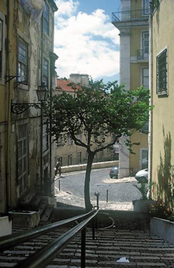 lissabon aufstieg in den chiado