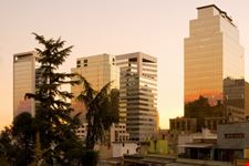 puesto de sol en santiago de chile santiago