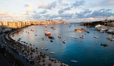 beautiful sunset in winter sliema beautiful sunset in winter sliema