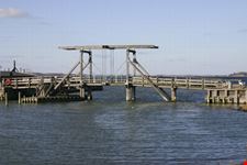 Traditional Wooden lifting bridge