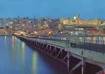 Panorama notturno dal pontile