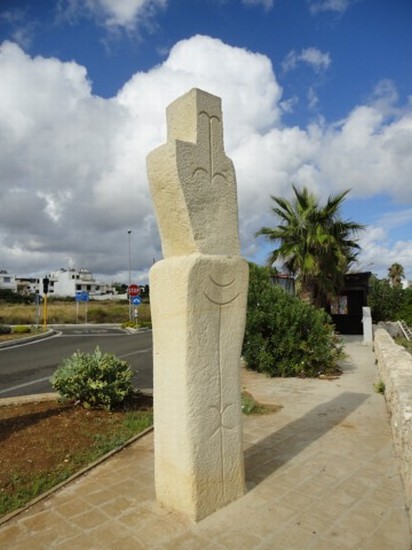 Santa Maria di Leuca particolare realizzato in pietra