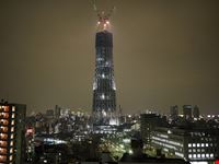 tokyo sky tree by night