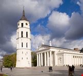 vilnius cathedral square in vilnius